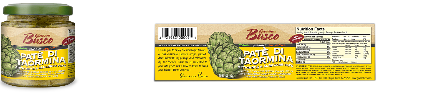 Giovanni Busco - Paté di Taormina